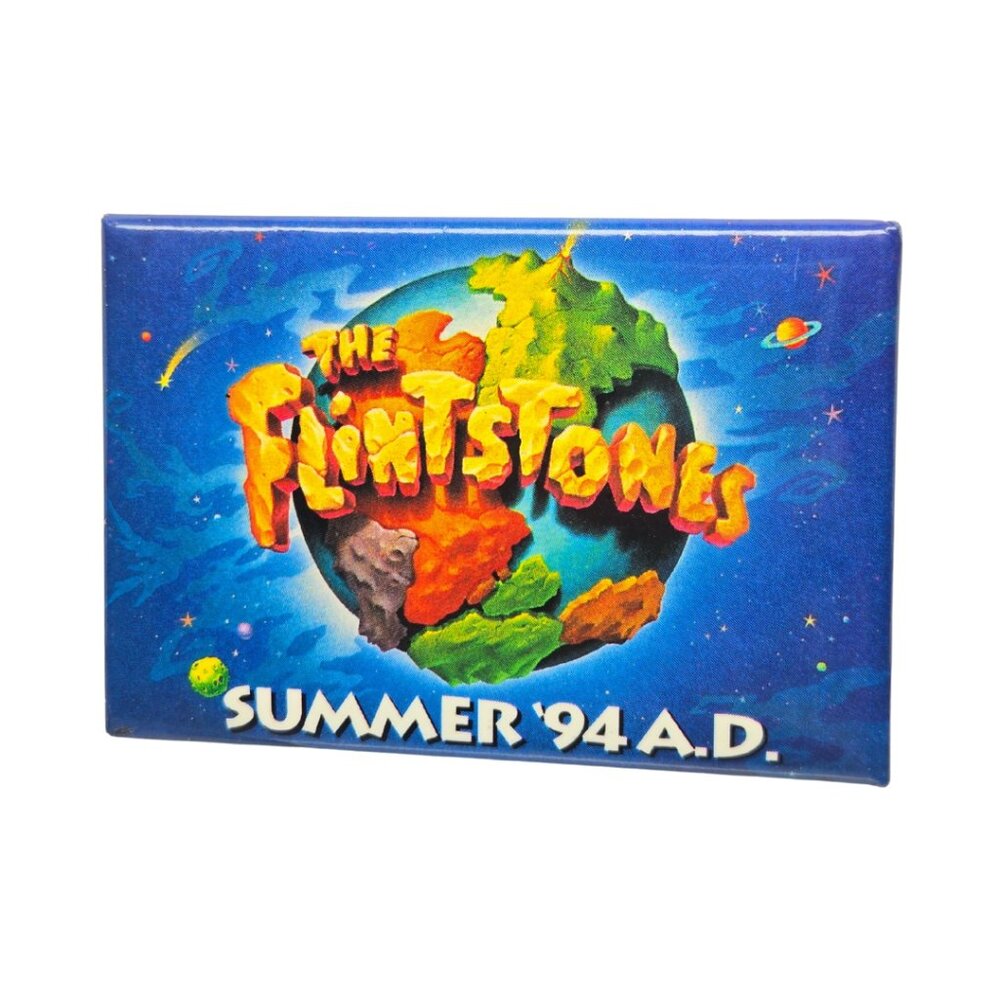 Vintage Universal Studios The Flintstones Summer 94 A.D. promo pin 1993